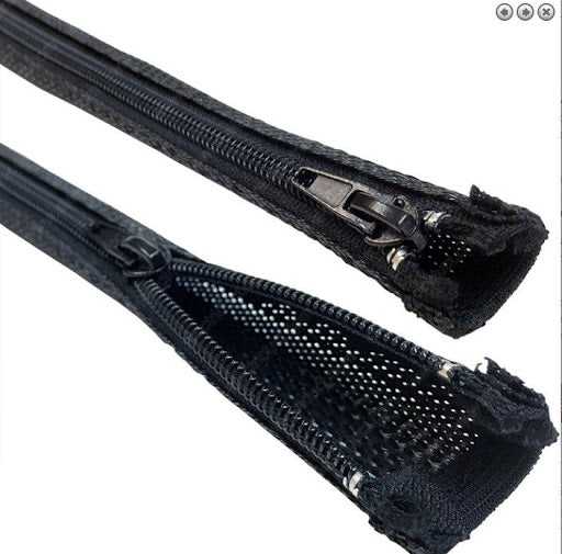 Kabelschutz mit Reissverschluss, 150cm, schwarz